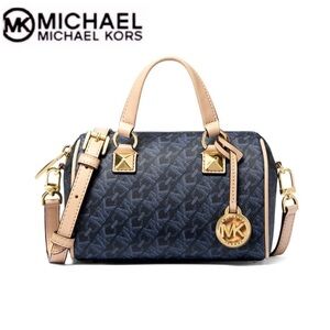 MICHAEL MICHAEL KORS
Grayson Small Empire Signature‎ Logo Duffel Crossbody Bag